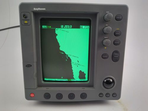 Raymarine raytheon r80 m92673 r80rc 10 crt pathfinder radar chartplotter display