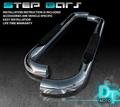 94-01 dodge ram pickup 2dr regular cab t-304 stainless steel side step nerf bar