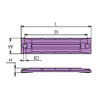 Martyr cm06411zw1z honda zinc transom bar anode