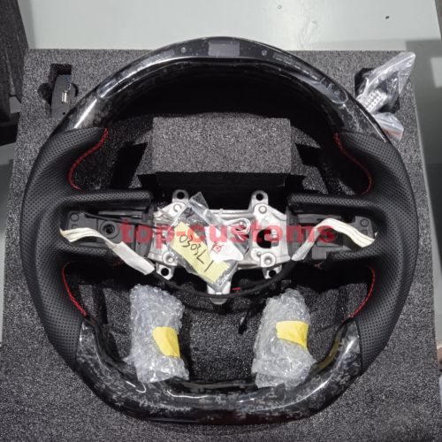 Customized forged carbon fiber led steering wheel fits for ram 1500 trx 2019+