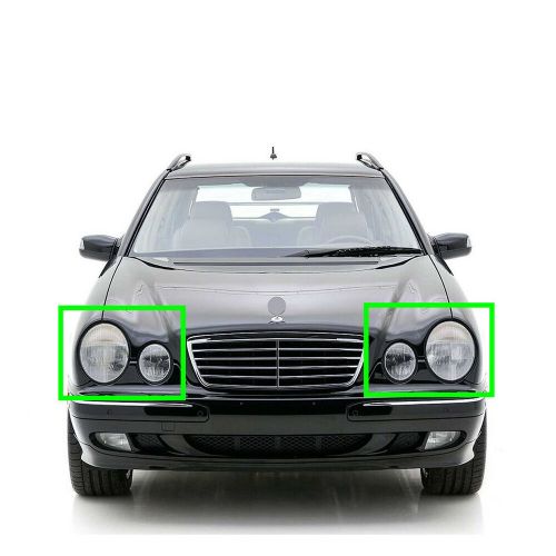 For 2000-2003 mercedes-benz w210 e-class pair headlight cover lens shell clear