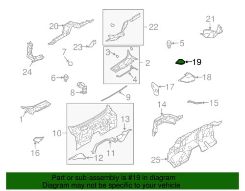 Genuine nissan battery tray cover 65278-cd000