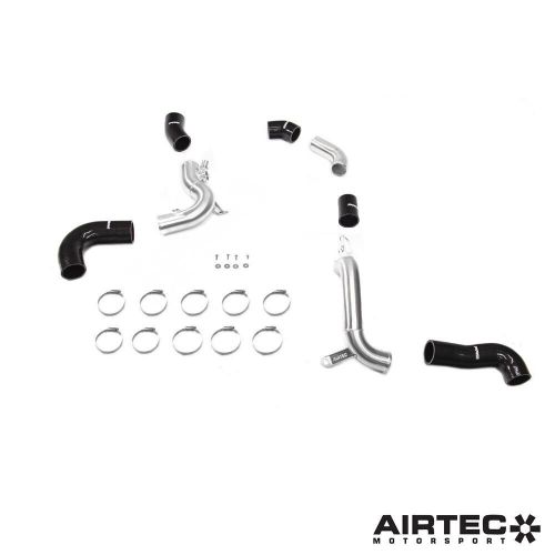 Airtec motorsport big boost pipe for audi s3 8y mk4, vw golf gti &amp; r mk8