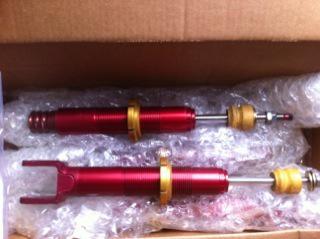 Racing coilver struts for ek honda civic by ground control ctr b16b 