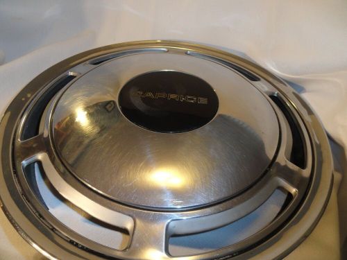 2 chevrolet caprice 1986-1993 15&#034; chrome hubcap wheel covers original equipment