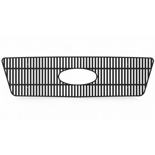 Ford f150 04-08 honeycomb-style black vertical billet front metal grille trim 