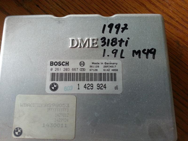 1997 bmw e36 318i z3 dme ecu 1996-1999