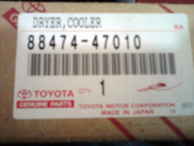 Toyota scion lexus cooler dryer 88474-47010 oem drier accumulator