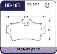 Hawk performance hb183n.660 hp plus brake pad