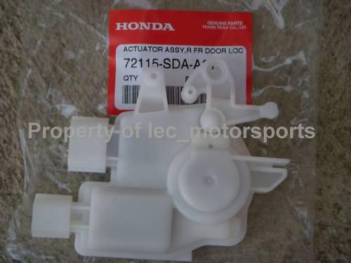 Oem honda tl tsx ridgeline accord 4dr right front passenger door lock actuator