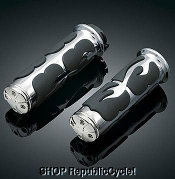 Suzuki m109r kuryakyn iso flame grips *new*