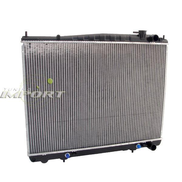 1996-2000 nissan pathfinder v6 3.3l a/t cooling radiator replacement assembly