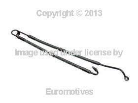 Bmw x5 3.0i power steering line hose (pump 2 rack) crp new hydraulic fluid