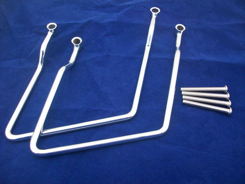 Harley davidson sportster saddlebag support brackets --  04'+