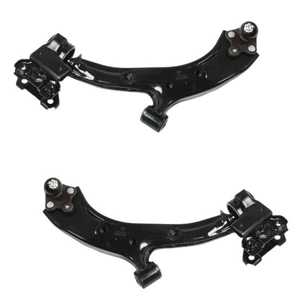 Control arm, pair set of 2, right+ left, front, lower, w/ ball joint & bushings