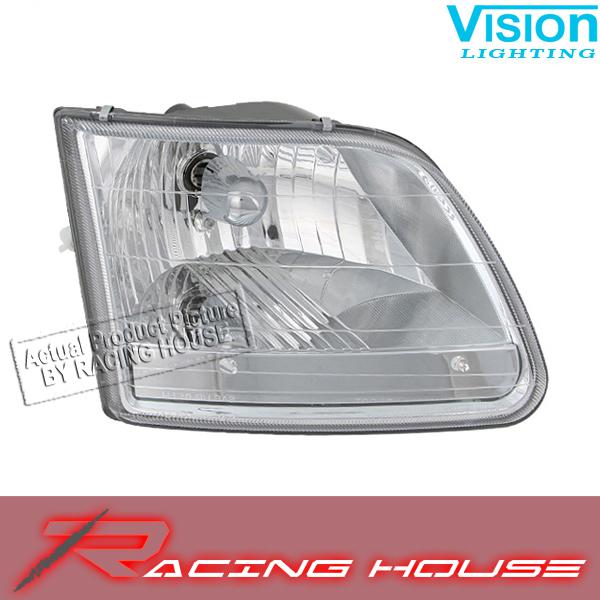 Right passenger side headlight kit unit 1999-2001 ford f250 f350 f450 f550