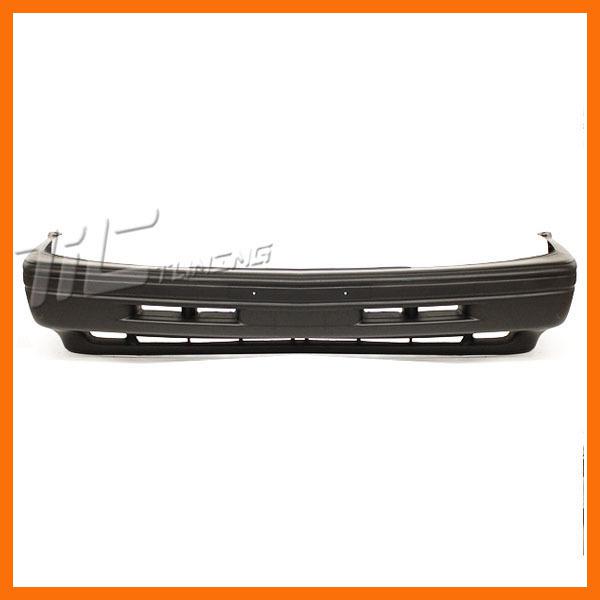 88-89 mazda 626 dx front bumper cover facial plastic raw matte black wo primered