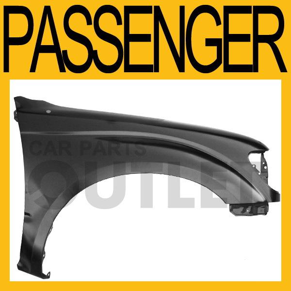 01 02 03 04 toyota tacoma passenger fender r/h 2001 new