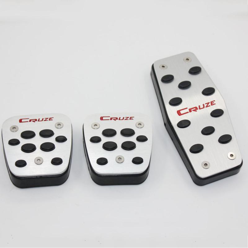 Fuel brake mt cover pedals no need drill pad fit cruze 2009 2010 2011 2012 2013