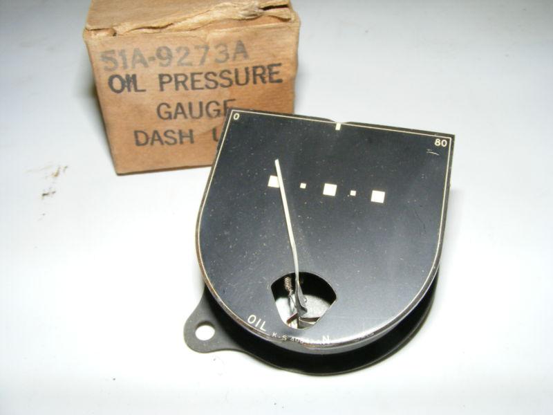 1946 ford passenger oil pressure gauge nos new old stock 51a-9273-a