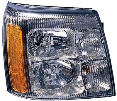 02 cadillac escalade halogen headlamp assembly - 1221-0109r