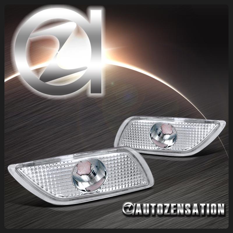 00-05 ford focus clear chrome parking turn signal bumper lights