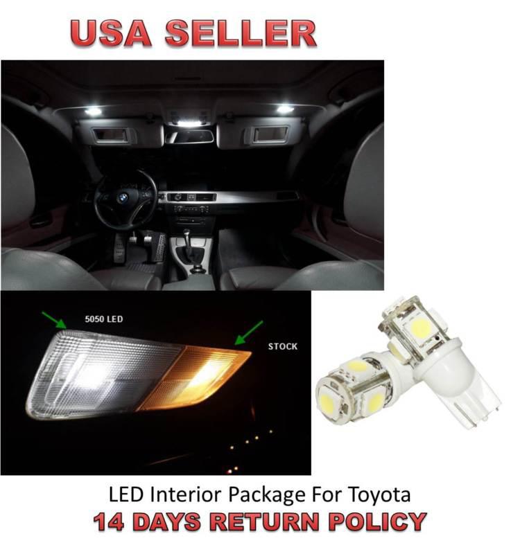 11 x toyota sienna led interior package kit for 2004-2010