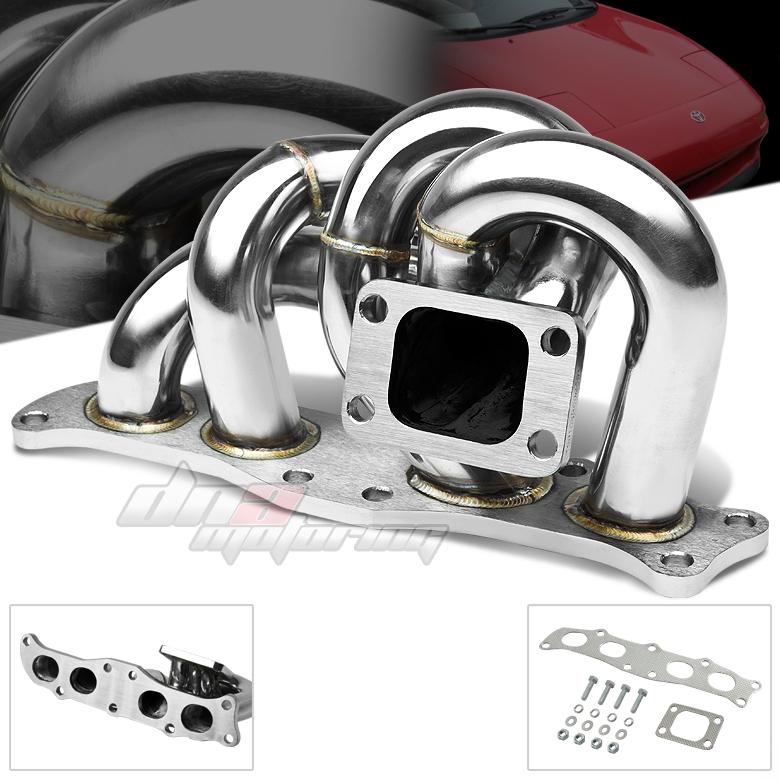 T304 stainless steel 3s-gte t3/t4 celica/mr2 turbo manifold turbocahrger boost