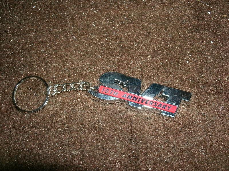 2003 ford mustang svt 10th anniversary keychain keyring - nice and unique