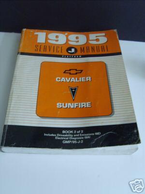 1995 chevy cavalier service manual volume 2 only