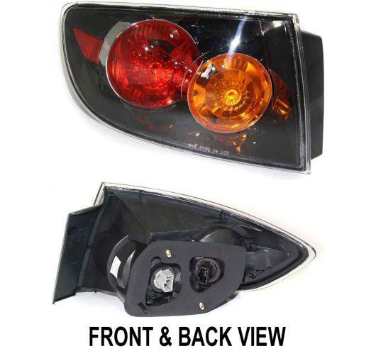 Outer taillight taillamp driver side left lh new for 04-06 mazda 3 sedan