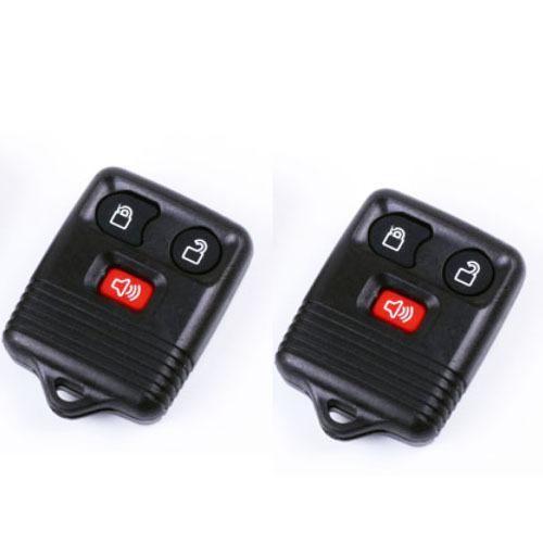 Lot 2pcs keyless entry remote key shell case for ford mercury fob 3 buttons 