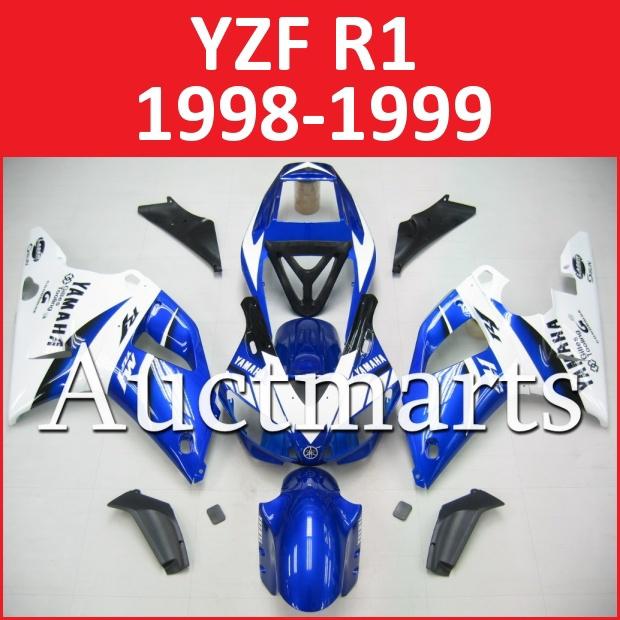 Fit yamaha yzf r1 98 99 yzfr1 1998 1999 1000 fairing kit bodywork a10 a01