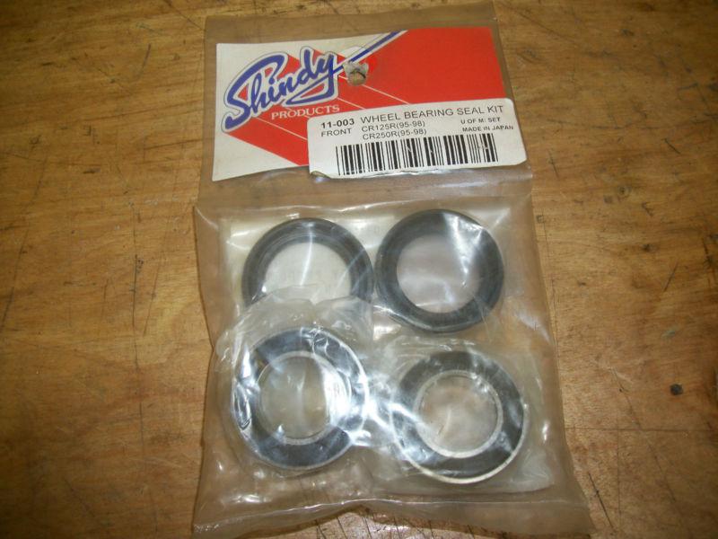 New 95-07 honda cr125 cr250 cr 125 250 front wheel bearing & seal kit 11-003