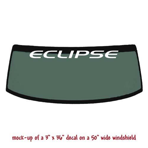 Eclipse 3x36 car windshield decal banner sticker #2