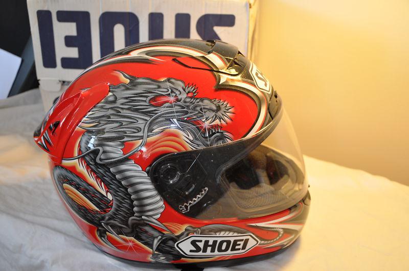 Shoei kiyonari  tc-1 good condition size l motorcycle helmet. nolan  