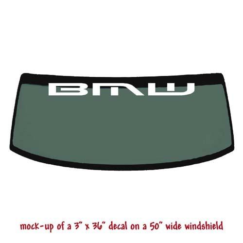 Bmw - windshield banner decal sticker v1