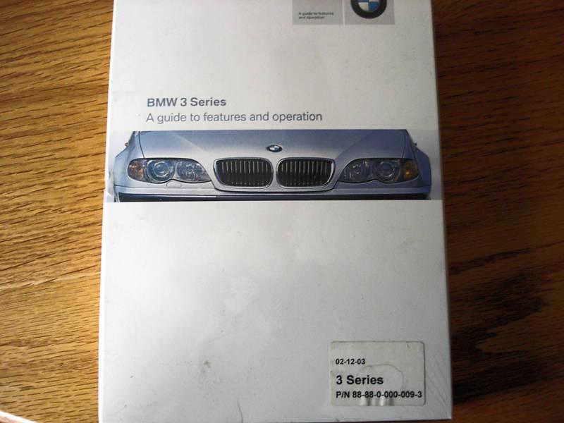 Bmw 3 series  e46 2003 vhs  guide to features & operation  