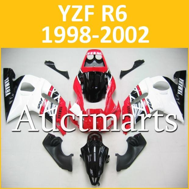 Fit yamaha yzfr6 98 99 00 01 02 yzf r6 1998 1999 2000 2001 2002 fairing h13 b12