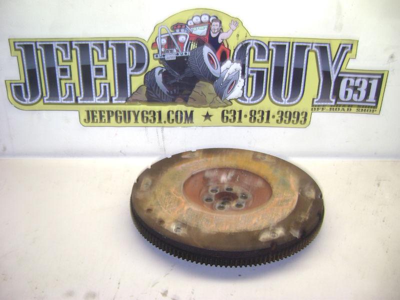 Jeep 1993 4cyl yj wrangler manual flywheel ..no reserve.