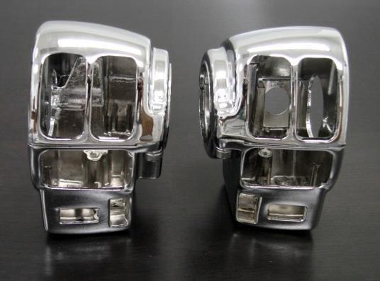 Chrome switch housing cover for harley electra glide road king ultra classic tri