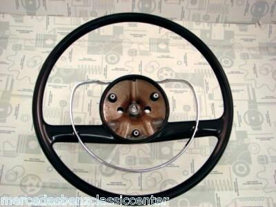 Mercedes-benz classic black steering wheel 230s, 250s/se, 250sl, 300se 1965-1967