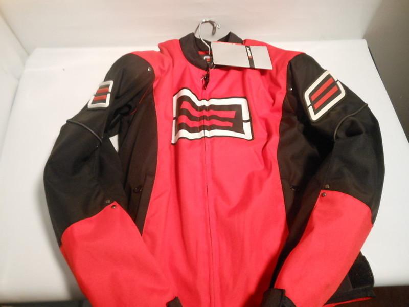 Shift racing mens m1 ballistic jacket street motorcycle bike red black new