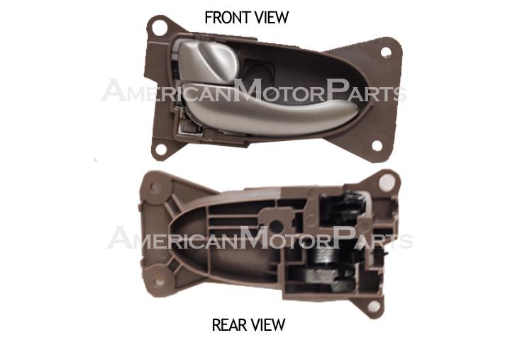 Left replacement inside frt/rr brown door handle 02-05 nissan altima 806718j002