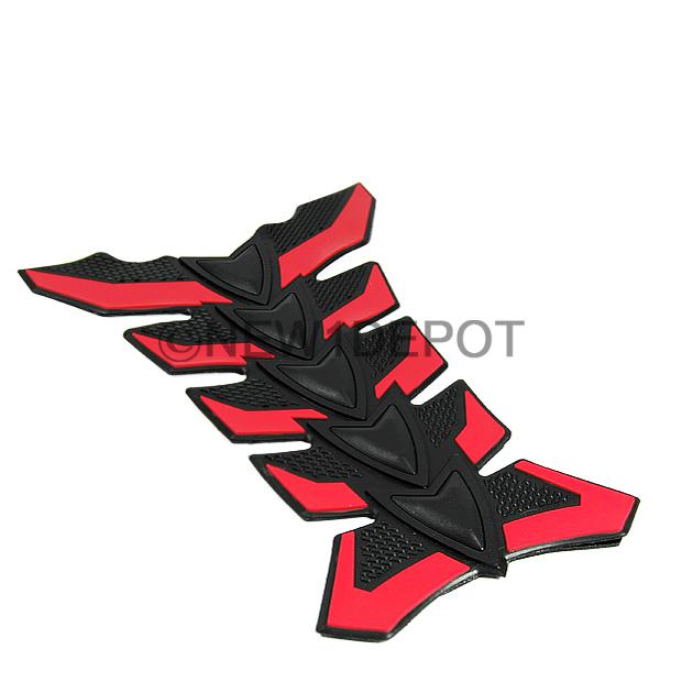 Durable 3d motorcycle bicycle sport fuel gas protector rubber tank pad sticker