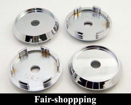 66mmx59.5mm wheel center caps chrome finished hub caps 4 pcs (1 set)