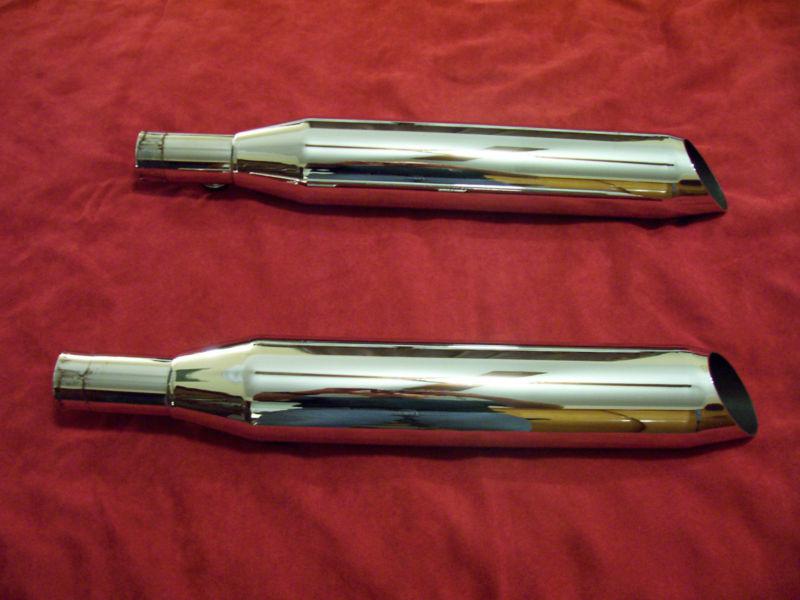 Harley davidson sportster xl original equipment chrome mufflers