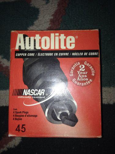 Autolite 45 copper core spark plug - 4 each brand new