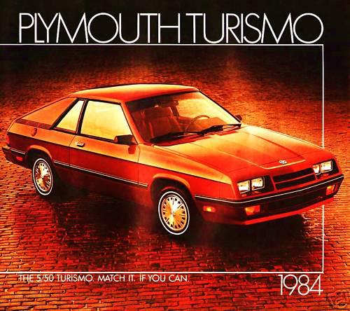 1984 plymouth turismo factory brochure-turismo 2.2