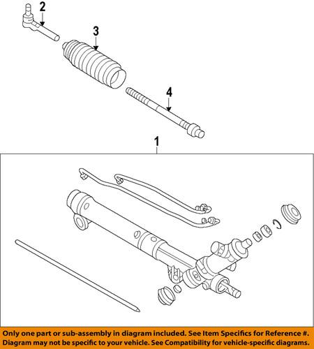 Buick gm oem 13271998 tie rod/steering tie rod end